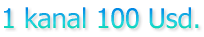 1 kanal 100 Usd.