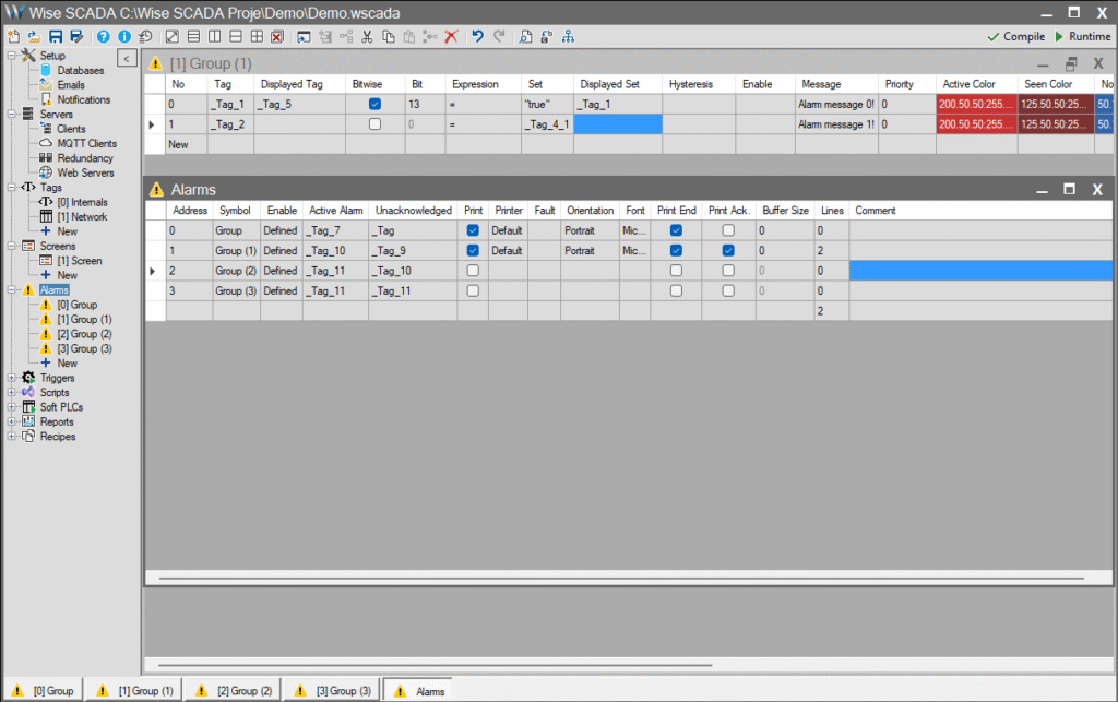 Wise SCADA: Alarm – Flexible, Powerful, and Fully Controllable Alarm Management